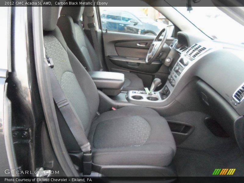 Carbon Black Metallic / Ebony 2012 GMC Acadia SL AWD