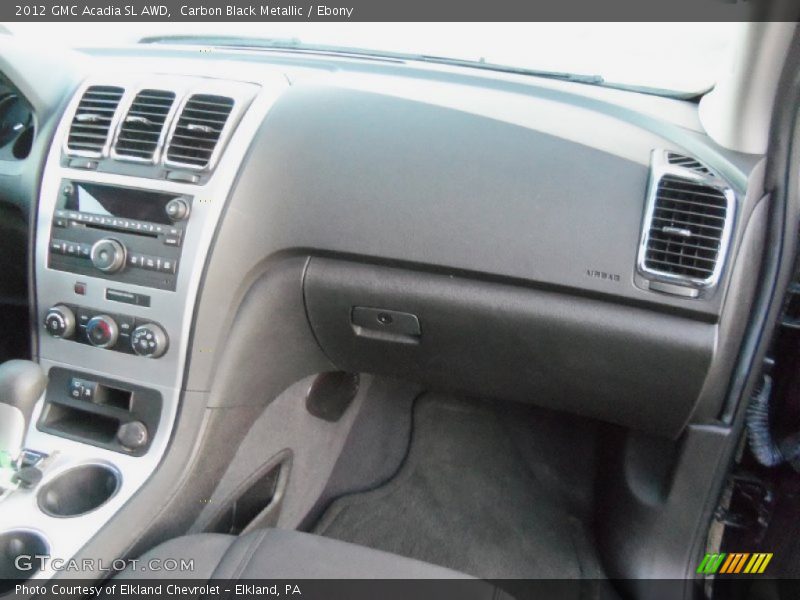 Carbon Black Metallic / Ebony 2012 GMC Acadia SL AWD