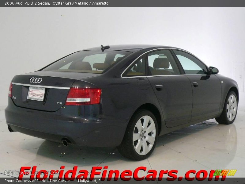 Oyster Grey Metallic / Amaretto 2006 Audi A6 3.2 Sedan