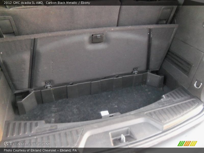 Carbon Black Metallic / Ebony 2012 GMC Acadia SL AWD