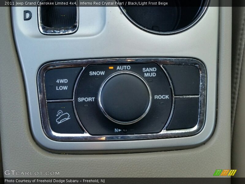 Controls of 2011 Grand Cherokee Limited 4x4