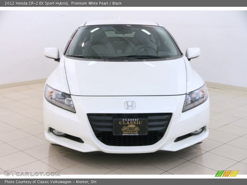 Premium White Pearl / Black 2012 Honda CR-Z EX Sport Hybrid