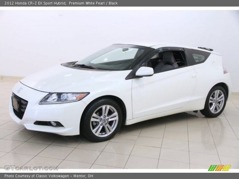 Premium White Pearl / Black 2012 Honda CR-Z EX Sport Hybrid