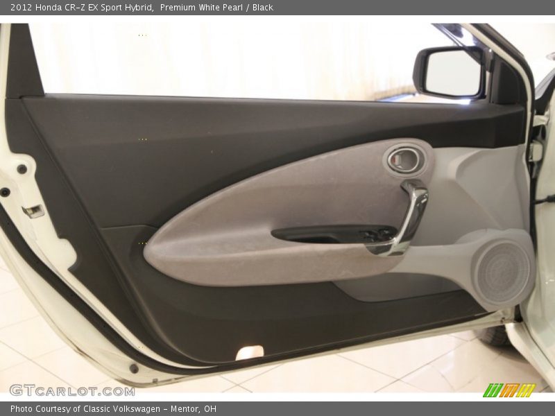 Premium White Pearl / Black 2012 Honda CR-Z EX Sport Hybrid