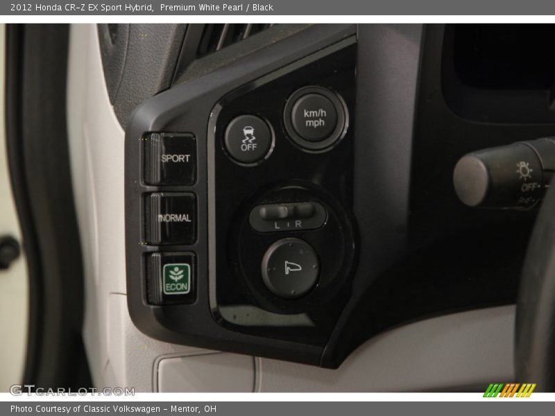 Premium White Pearl / Black 2012 Honda CR-Z EX Sport Hybrid