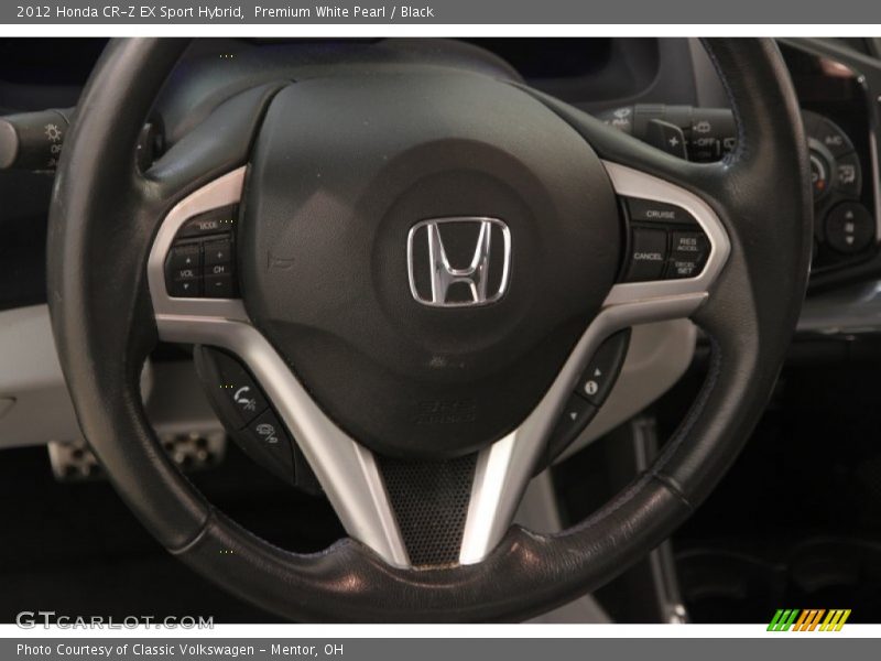 Premium White Pearl / Black 2012 Honda CR-Z EX Sport Hybrid
