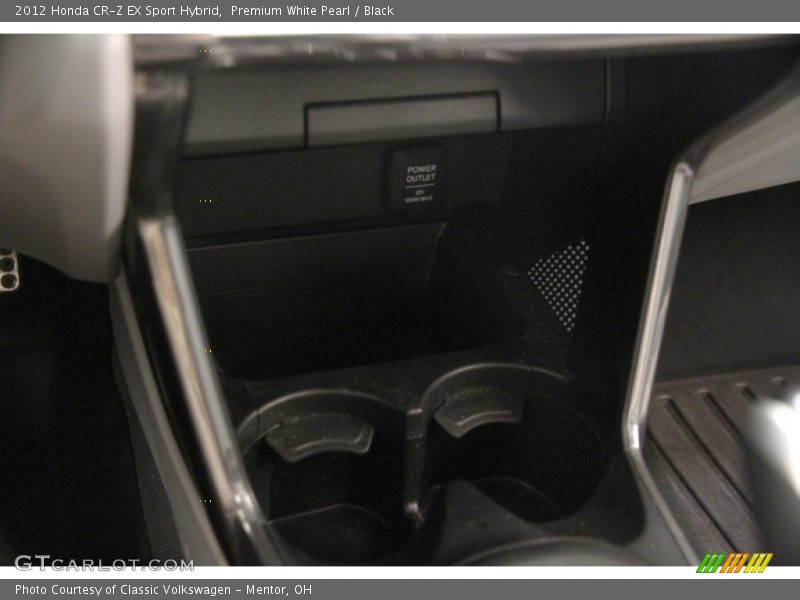 Premium White Pearl / Black 2012 Honda CR-Z EX Sport Hybrid