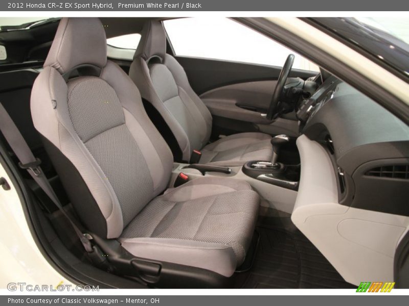 Premium White Pearl / Black 2012 Honda CR-Z EX Sport Hybrid