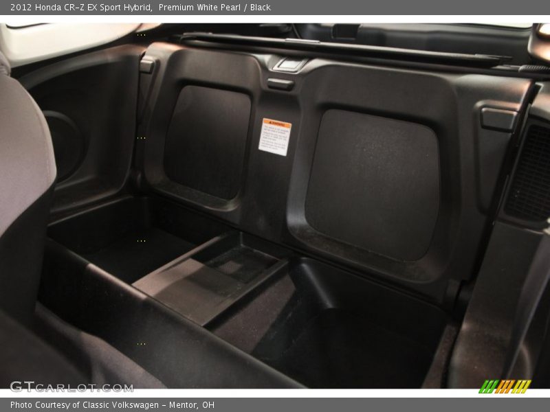 Premium White Pearl / Black 2012 Honda CR-Z EX Sport Hybrid
