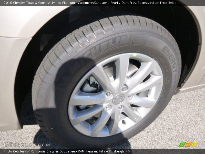 Cashmere/Sandstone Pearl / Dark Frost Beige/Medium Frost Beige 2016 Chrysler Town & Country Limited Platinum