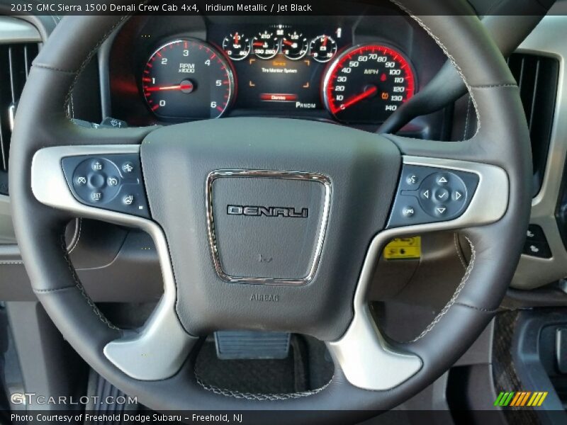 Iridium Metallic / Jet Black 2015 GMC Sierra 1500 Denali Crew Cab 4x4