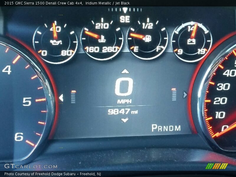 Iridium Metallic / Jet Black 2015 GMC Sierra 1500 Denali Crew Cab 4x4