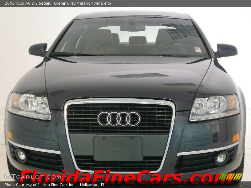 Oyster Grey Metallic / Amaretto 2006 Audi A6 3.2 Sedan