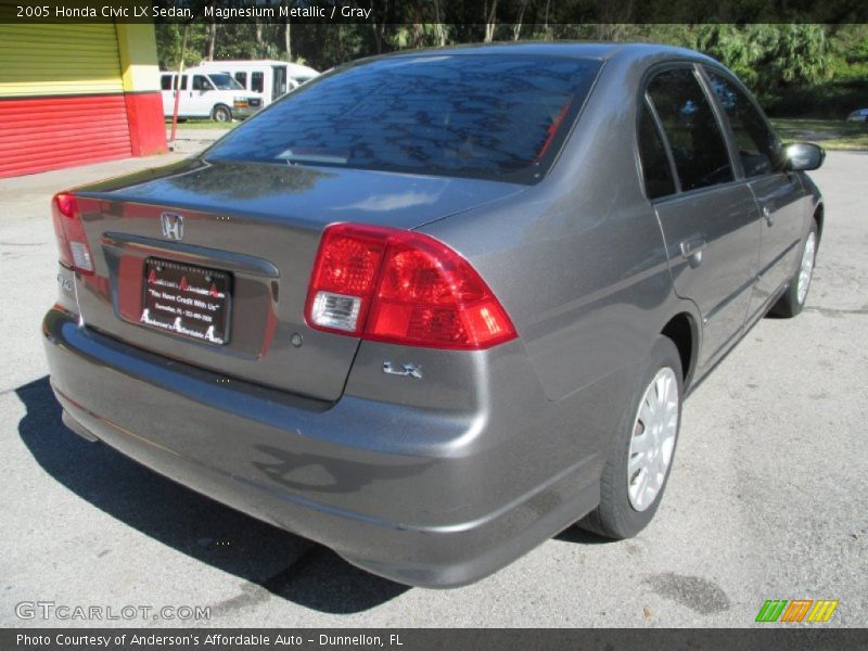 Magnesium Metallic / Gray 2005 Honda Civic LX Sedan
