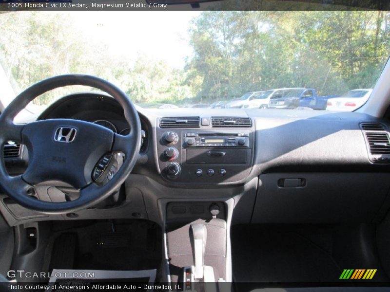 Magnesium Metallic / Gray 2005 Honda Civic LX Sedan