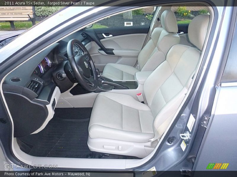 Forged Silver Pearl / Taupe 2011 Acura TSX Sedan