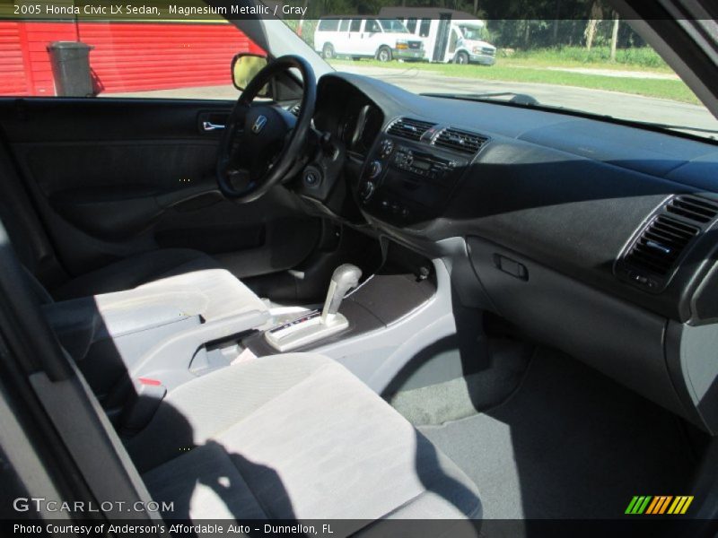 Magnesium Metallic / Gray 2005 Honda Civic LX Sedan