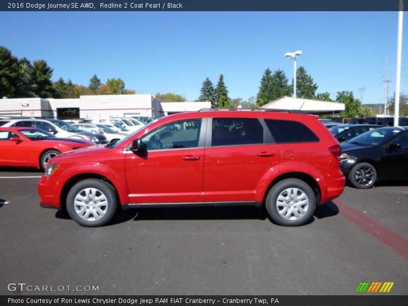 Redline 2 Coat Pearl / Black 2016 Dodge Journey SE AWD