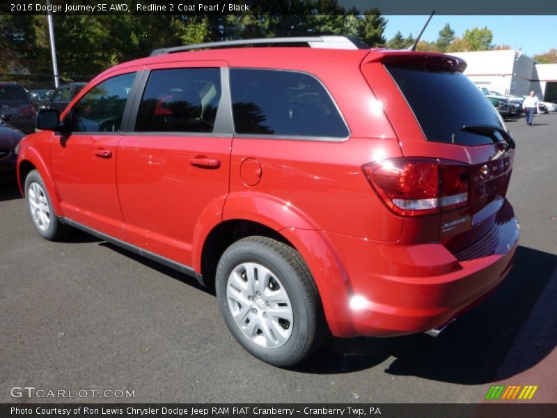 Redline 2 Coat Pearl / Black 2016 Dodge Journey SE AWD