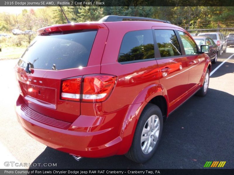 Redline 2 Coat Pearl / Black 2016 Dodge Journey SE AWD