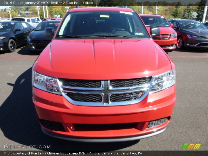Redline 2 Coat Pearl / Black 2016 Dodge Journey SE AWD