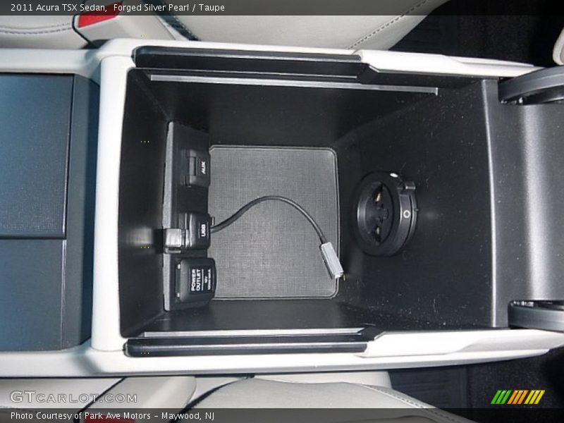 Forged Silver Pearl / Taupe 2011 Acura TSX Sedan