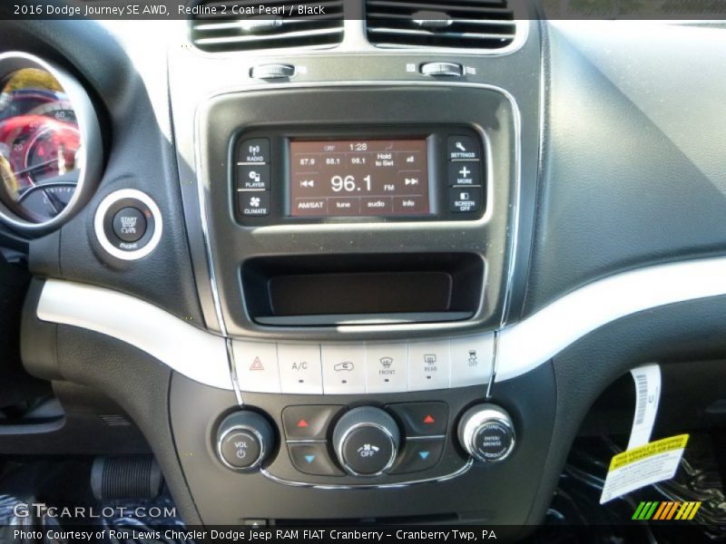 Redline 2 Coat Pearl / Black 2016 Dodge Journey SE AWD