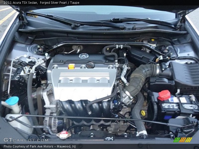 Forged Silver Pearl / Taupe 2011 Acura TSX Sedan