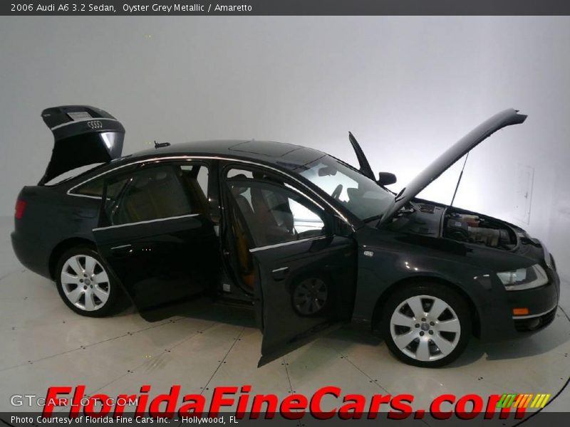 Oyster Grey Metallic / Amaretto 2006 Audi A6 3.2 Sedan