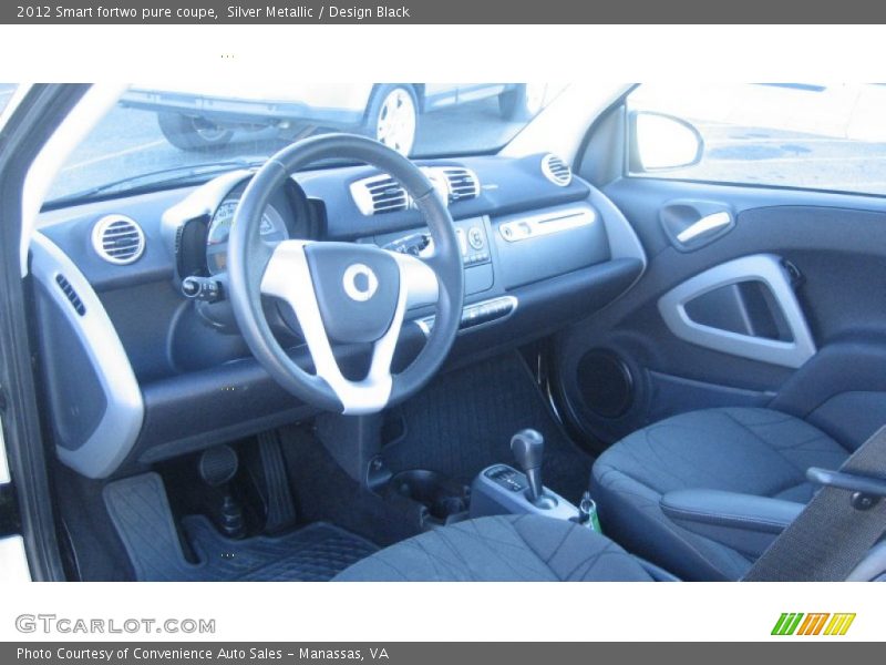 Silver Metallic / Design Black 2012 Smart fortwo pure coupe