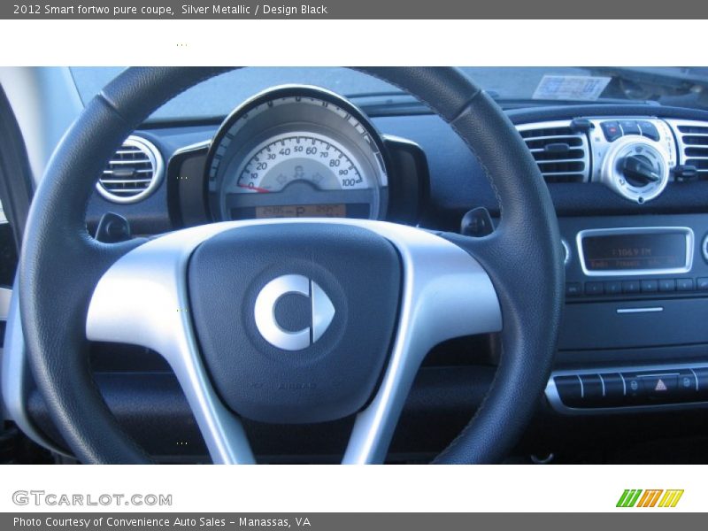 Silver Metallic / Design Black 2012 Smart fortwo pure coupe