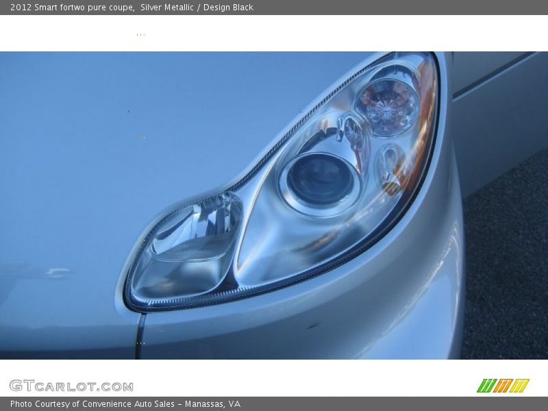 Silver Metallic / Design Black 2012 Smart fortwo pure coupe