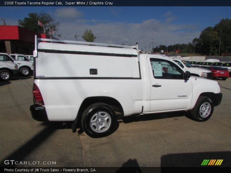 Super White / Graphite Gray 2008 Toyota Tacoma Regular Cab