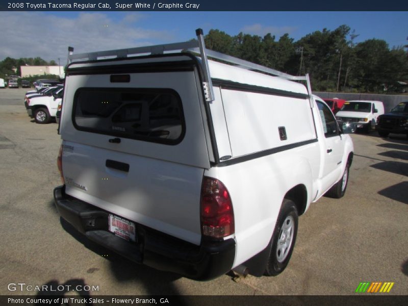 Super White / Graphite Gray 2008 Toyota Tacoma Regular Cab