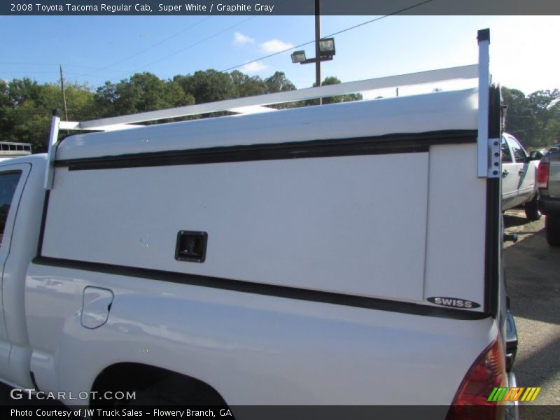 Super White / Graphite Gray 2008 Toyota Tacoma Regular Cab