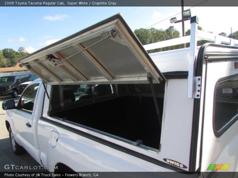 Super White / Graphite Gray 2008 Toyota Tacoma Regular Cab