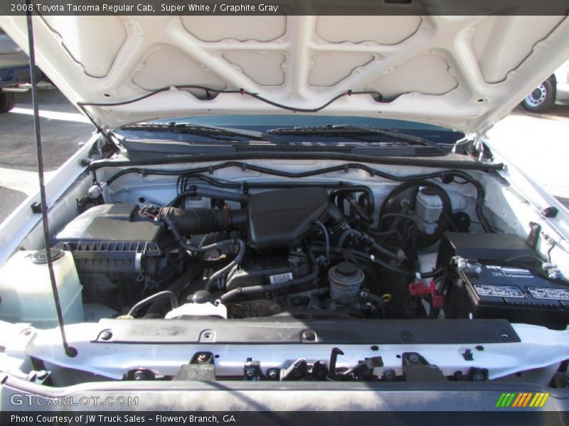 Super White / Graphite Gray 2008 Toyota Tacoma Regular Cab