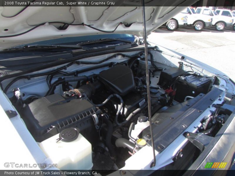 Super White / Graphite Gray 2008 Toyota Tacoma Regular Cab
