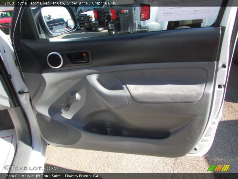Super White / Graphite Gray 2008 Toyota Tacoma Regular Cab