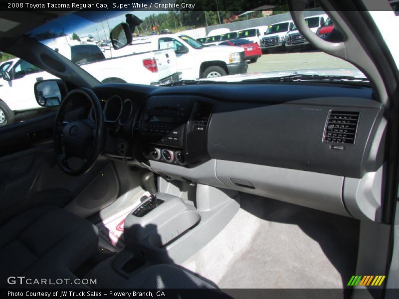 Super White / Graphite Gray 2008 Toyota Tacoma Regular Cab