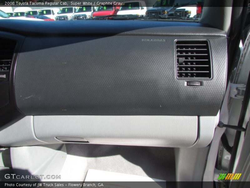 Super White / Graphite Gray 2008 Toyota Tacoma Regular Cab