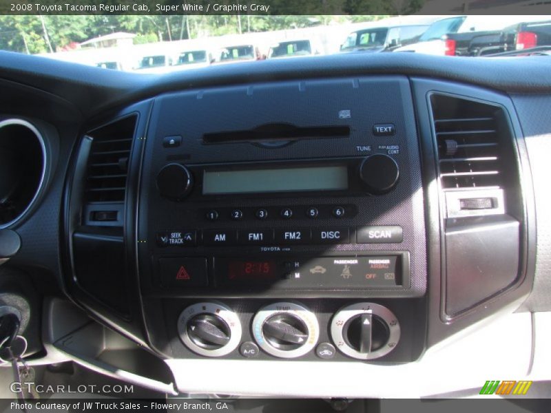 Super White / Graphite Gray 2008 Toyota Tacoma Regular Cab