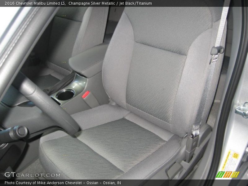 Champagne Silver Metallic / Jet Black/Titanium 2016 Chevrolet Malibu Limited LS