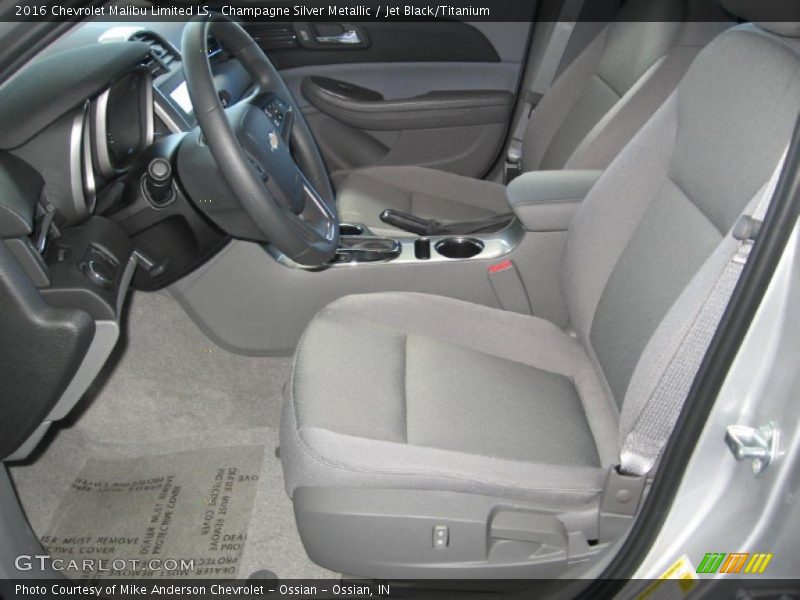 Champagne Silver Metallic / Jet Black/Titanium 2016 Chevrolet Malibu Limited LS