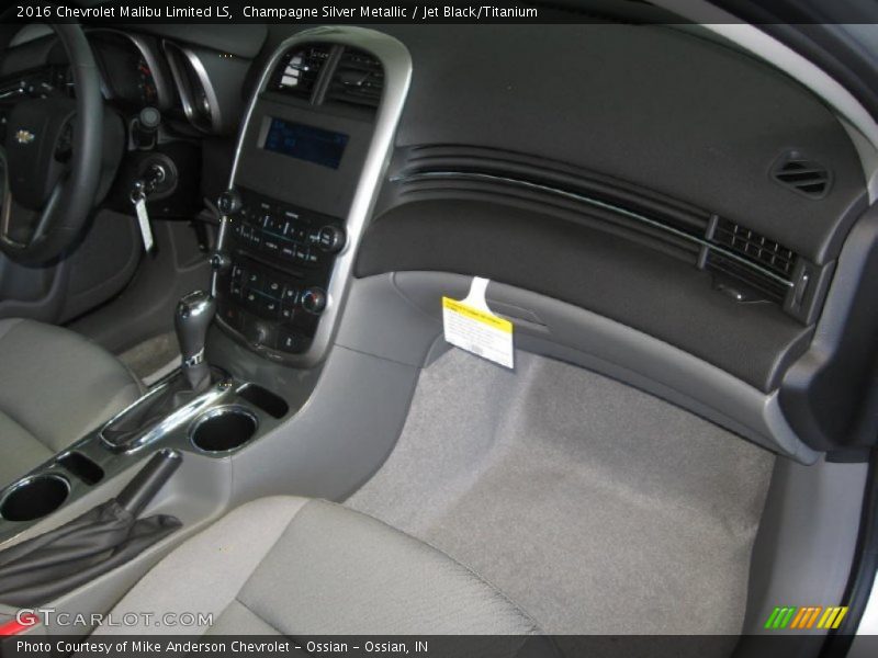 Champagne Silver Metallic / Jet Black/Titanium 2016 Chevrolet Malibu Limited LS