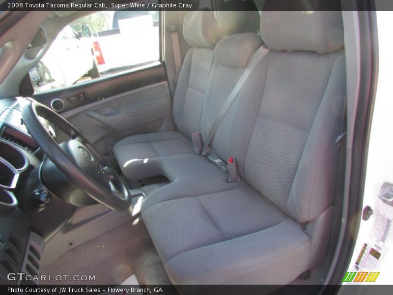 Super White / Graphite Gray 2008 Toyota Tacoma Regular Cab