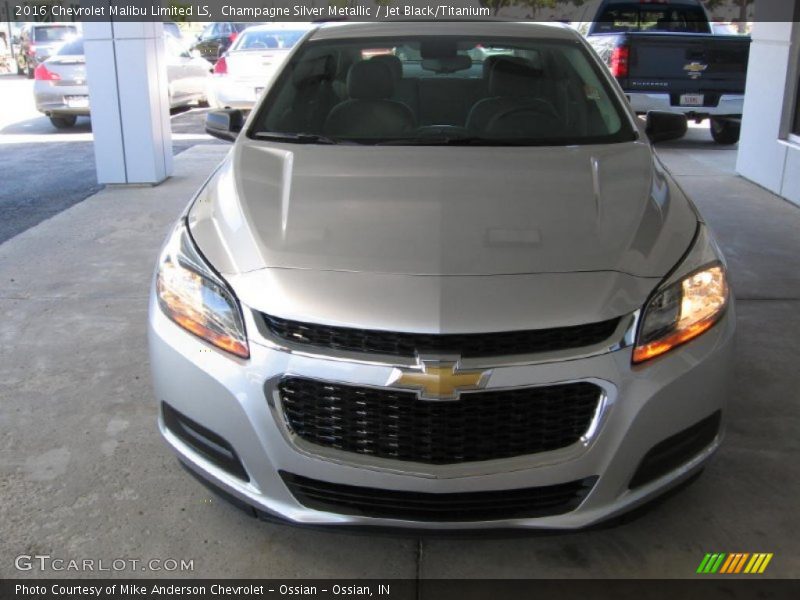 Champagne Silver Metallic / Jet Black/Titanium 2016 Chevrolet Malibu Limited LS