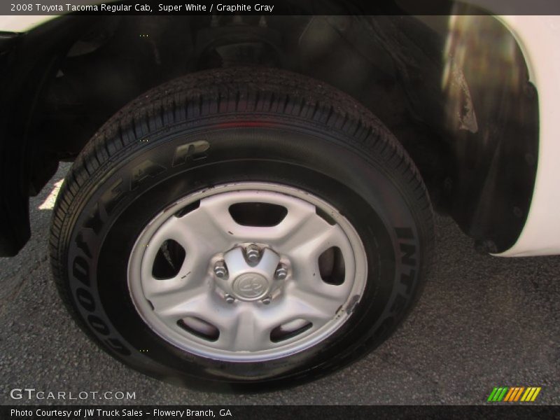 Super White / Graphite Gray 2008 Toyota Tacoma Regular Cab