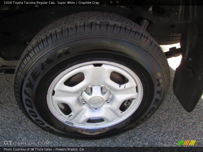 Super White / Graphite Gray 2008 Toyota Tacoma Regular Cab