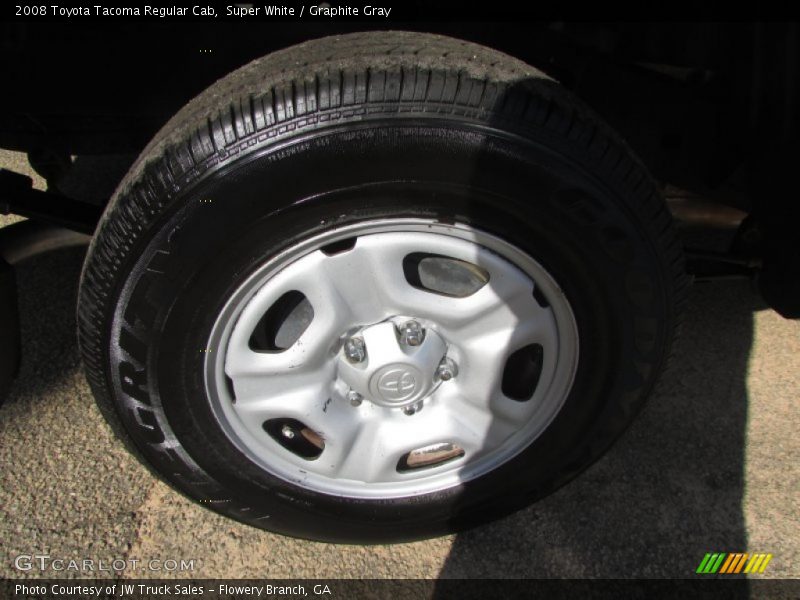 Super White / Graphite Gray 2008 Toyota Tacoma Regular Cab